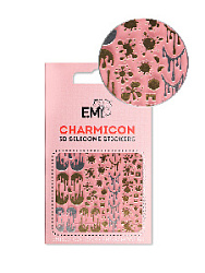 Charmicon 3D Silicone Stickers №165 Абстракция